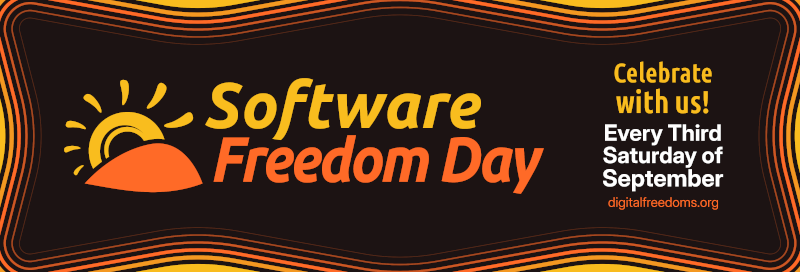 Banner oficial Software Freedom Day 2026