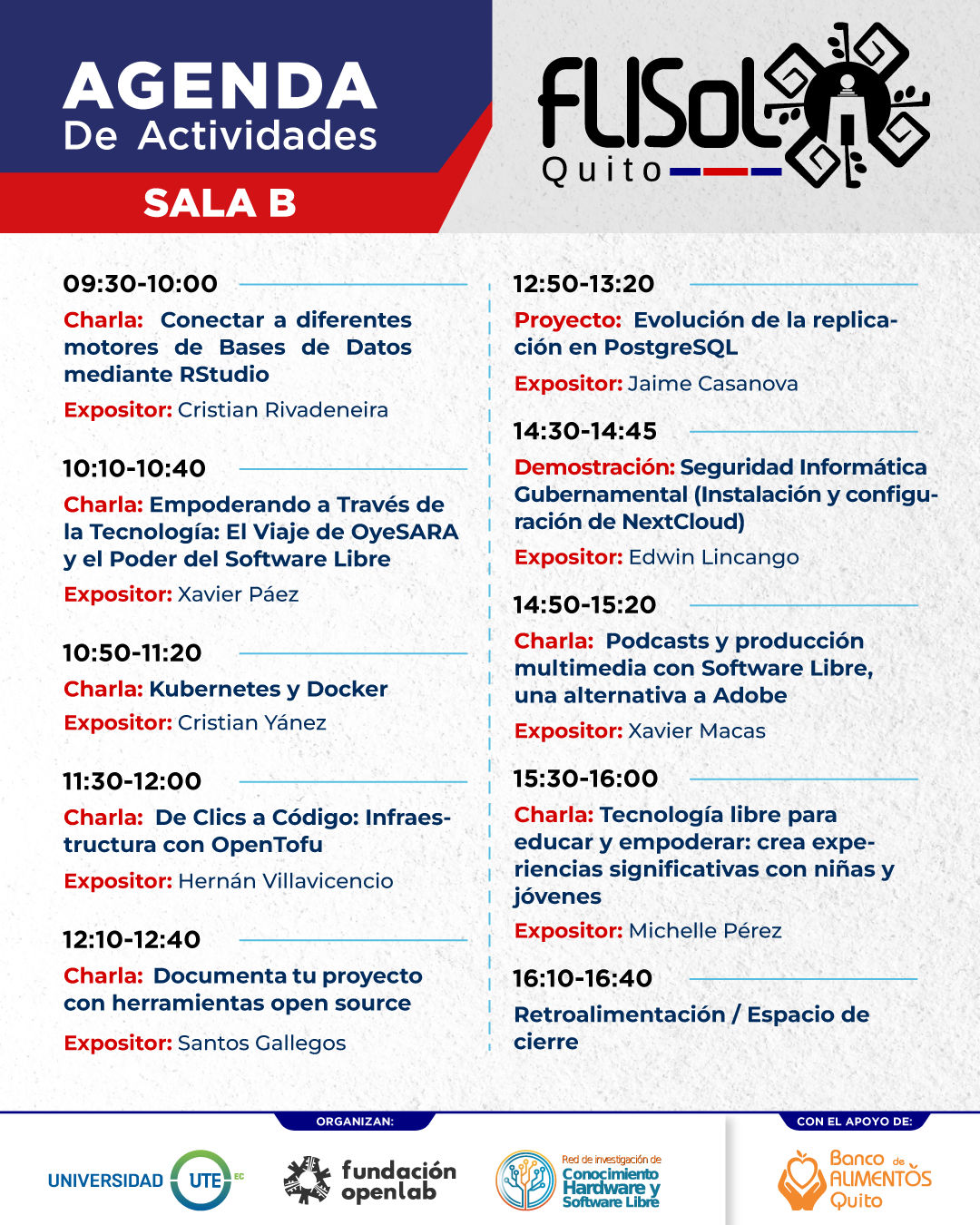 Flisol Quito 2025 - Agenda 2
