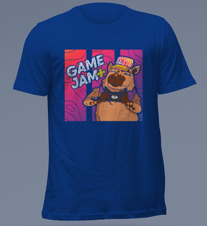 Camiseta oficial Game Jam Plus Quito 2025