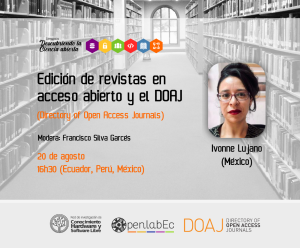 Edición de revistas en acceso abierto y el DOAJ (Directory of Open Access Journals)