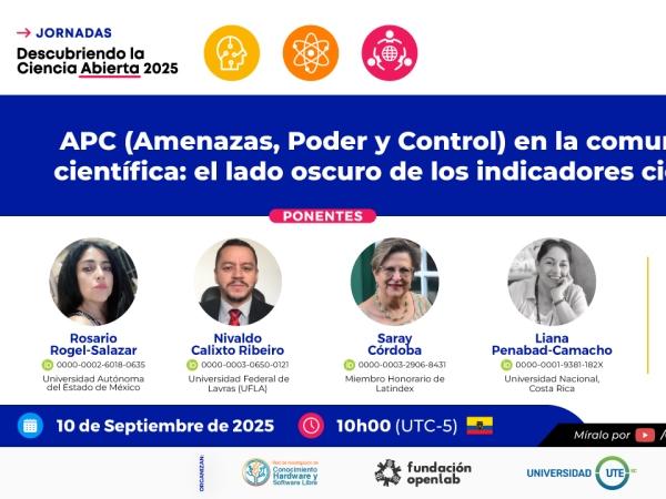 APC (Amenazas, Poder y Control) en la comunicación científica: el lado oscuro de los indicadores científicos