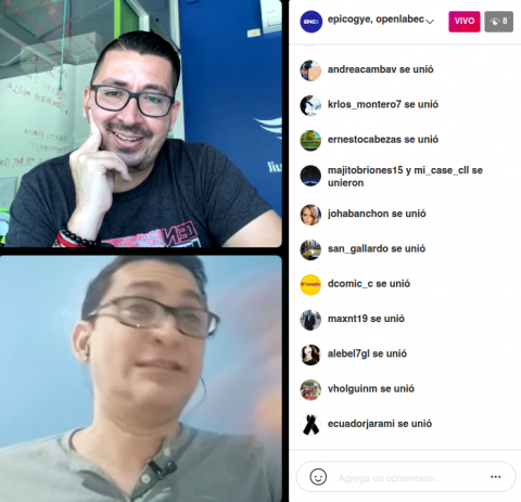 Nuestra participación en el InstagramLive de Thinkia sobre Innovación Abierta