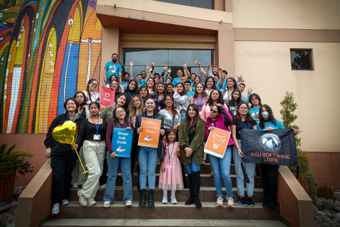 Foto de las participantes del Django Girls Cuenca