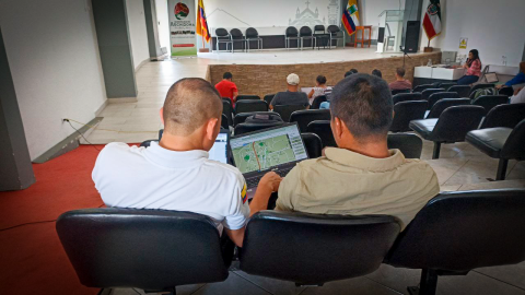 Participantes del taller de mapeo colaborativo de Archidona